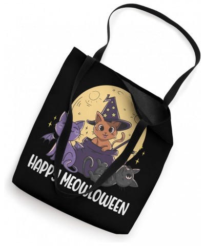 Happy Meowloween Cats Halloween Tote Bag $12.22 Totes