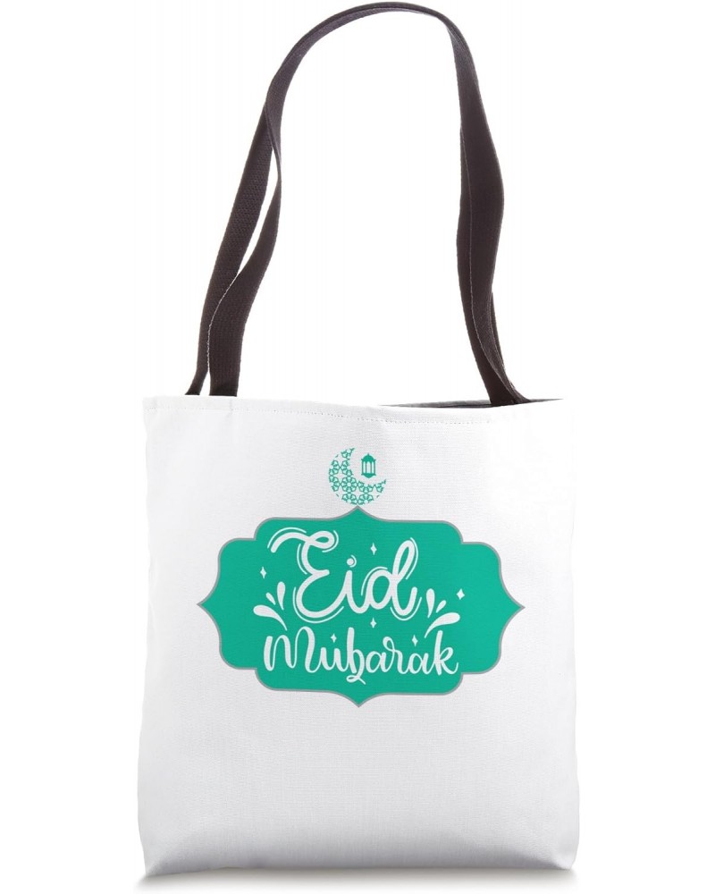 Happy Eid Mubarak 2024 Enjoy The Islamic Celebration Tote Bag $8.82 Totes