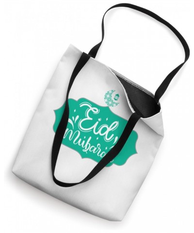 Happy Eid Mubarak 2024 Enjoy The Islamic Celebration Tote Bag $8.82 Totes