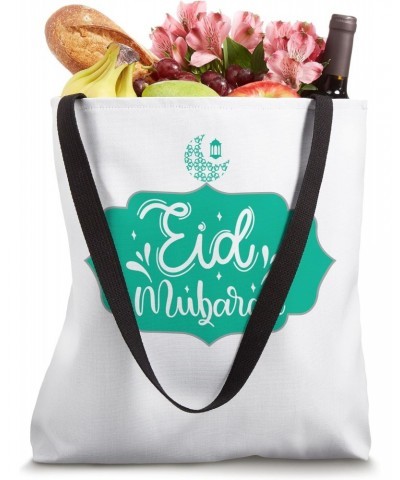 Happy Eid Mubarak 2024 Enjoy The Islamic Celebration Tote Bag $8.82 Totes