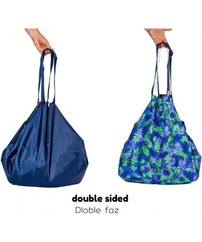 2-in-1 Beach Bag and Blanket, Beach mat, Hiking, Camping, bolso Playa. (Azul) Azul $30.79 Totes