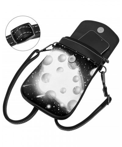 Crossbody Bag for Women, Purse, Messenger Bag, Shoulder Bag, Space and Golf Ball $10.92 Shoulder Bags