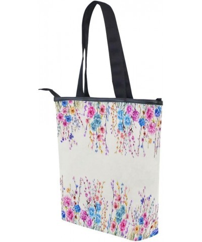 Canvas Tote Bag for Women with Zipper Pocket,Canvas Tote Purse Gym Tote Bag Shopping Tote Bag 20 $11.70 Totes