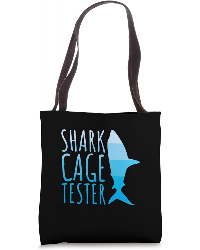 Shark Cage Tester - Arm Amputee Tote Bag $12.90 Totes