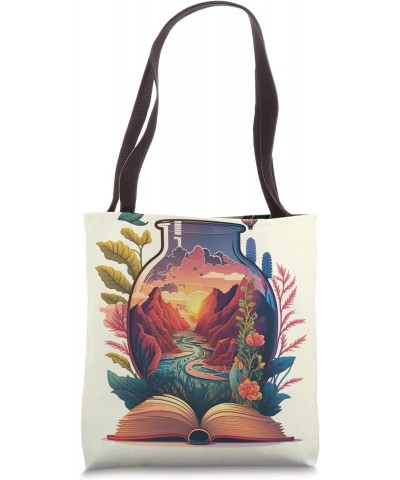 book adventure lover reading library cute read Tote Bag $13.30 Totes