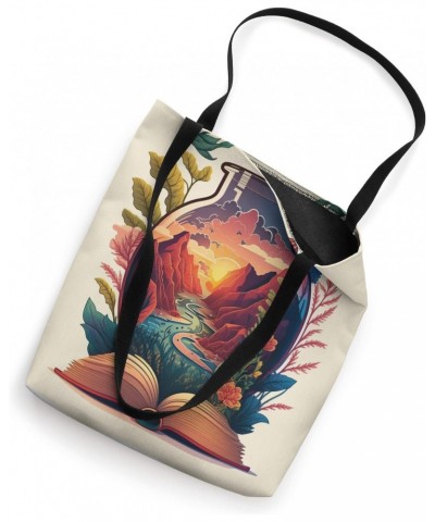 book adventure lover reading library cute read Tote Bag $13.30 Totes