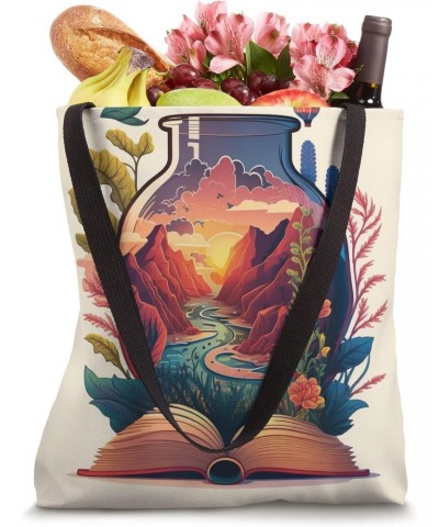 book adventure lover reading library cute read Tote Bag $13.30 Totes