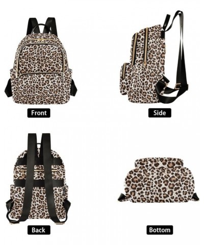 Small Backpack Purse for Women, Leopard Cheetah Print Travel Bag Casual Daypack Shoulder Bag Small $20.15 Backpacks