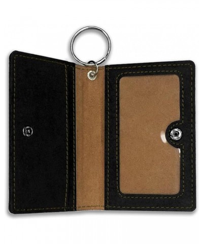 ID Holder Wallet, Chinese Love Symbol, Personalized Engraving Included (Light Brown) Black with Silver $11.48 Wallets