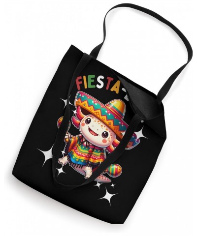 Fiesta-Lotl Funny Axolotl Cinco De Mayo Festive Mood Tote Bag $12.00 Totes