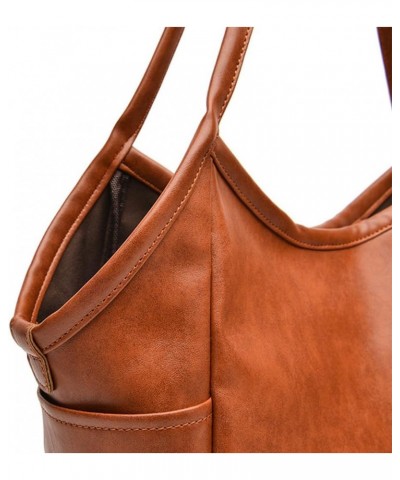 Women Vintage Tote Bags Casual Hobo Bag Purse for Women Travel Shoulder Bags Handbags Soft Tote Shoulder Bag Shopping Brown $...