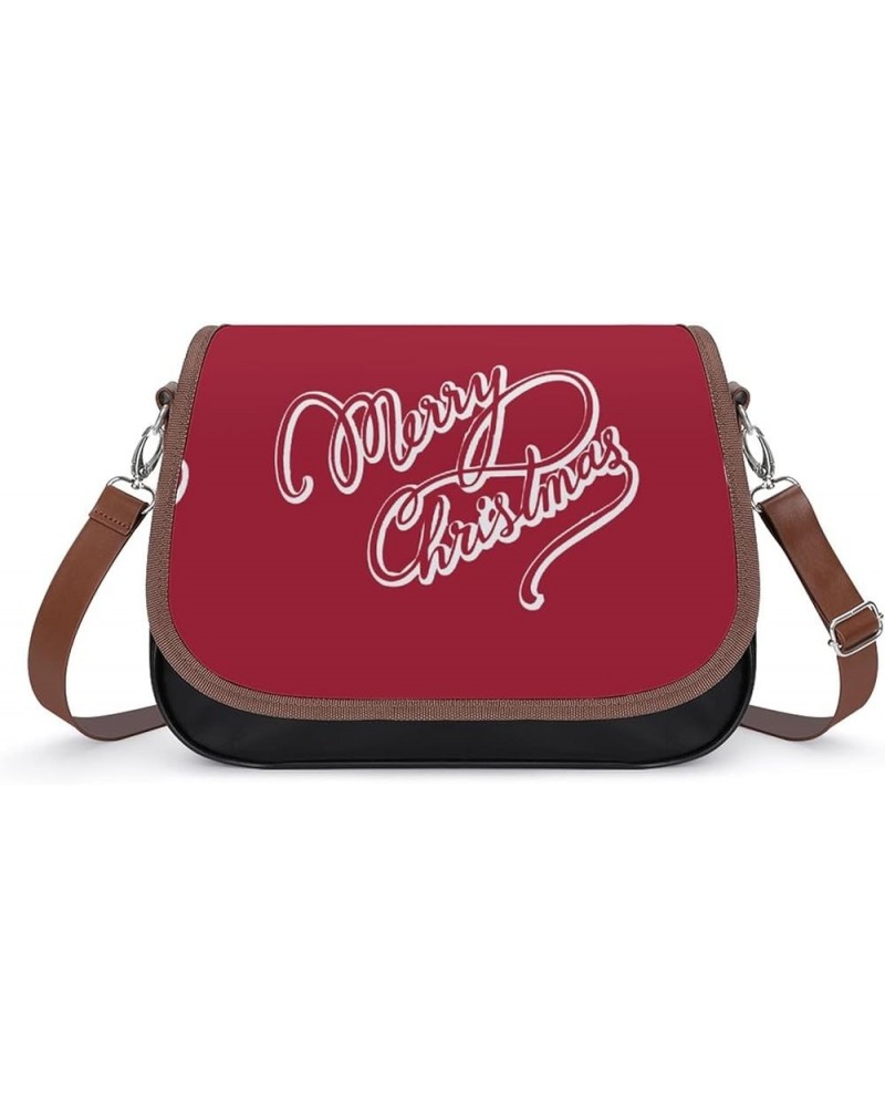 Leather Hobo Bags Women's Crossbody Shoulder Bag Classic City Top Handle Satchels Christmas Dog Red Color6 $24.50 Hobo Bags