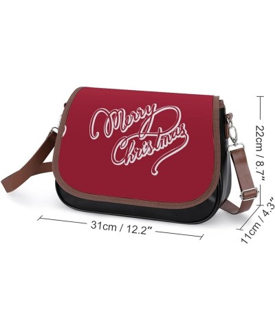 Leather Hobo Bags Women's Crossbody Shoulder Bag Classic City Top Handle Satchels Christmas Dog Red Color6 $24.50 Hobo Bags