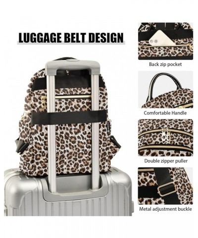 Small Backpack Purse for Women, Leopard Cheetah Print Travel Bag Casual Daypack Shoulder Bag Small $20.15 Backpacks