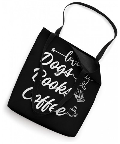 Books Coffee, Amo Perros Libros y Café Tote Bag $10.81 Totes