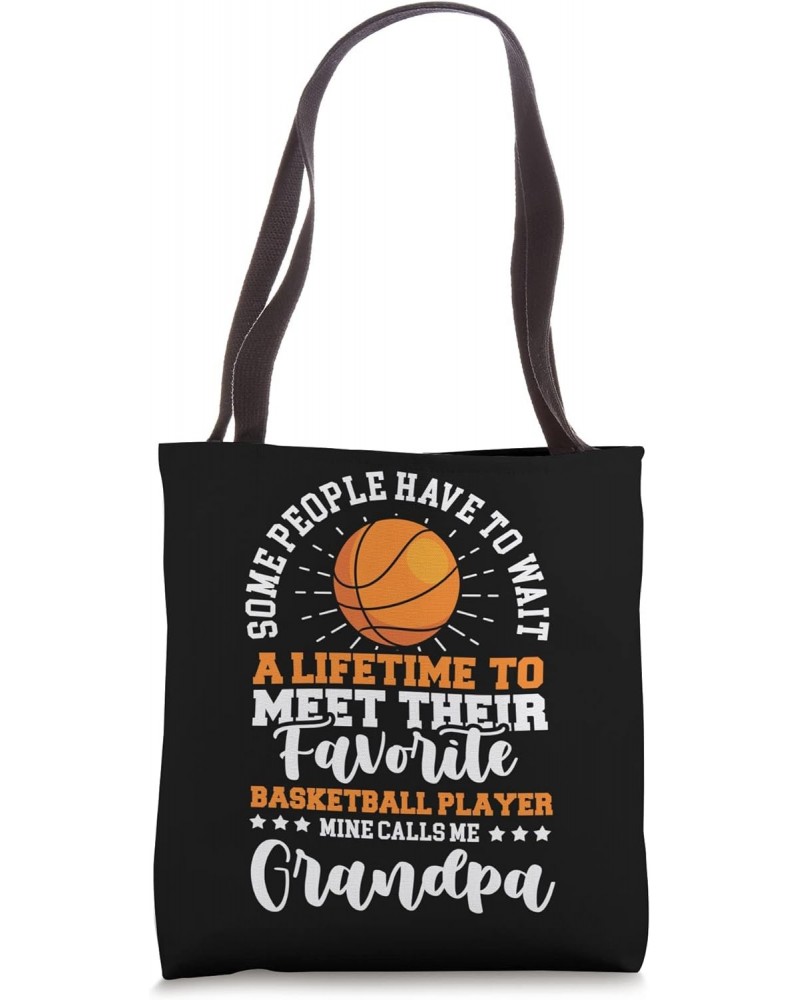 Basketball Player Grandpa Grandfather Basketball Enthusiast Tote Bag $10.34 Totes