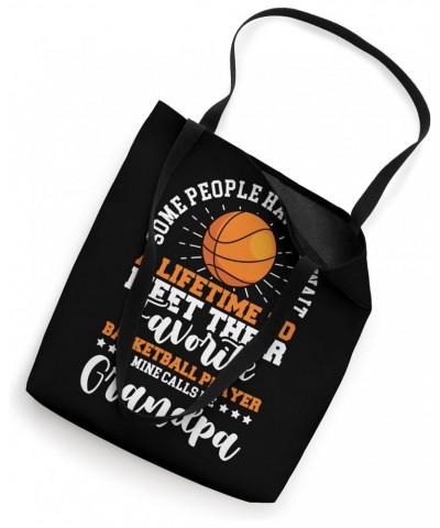 Basketball Player Grandpa Grandfather Basketball Enthusiast Tote Bag $10.34 Totes