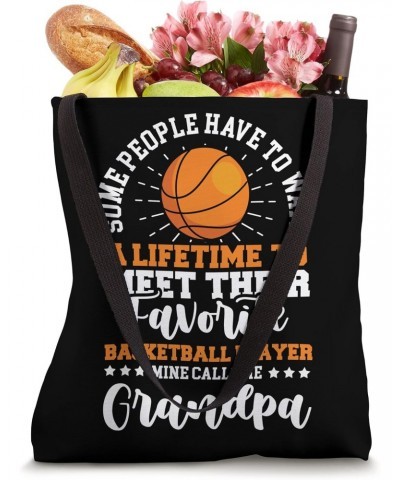 Basketball Player Grandpa Grandfather Basketball Enthusiast Tote Bag $10.34 Totes