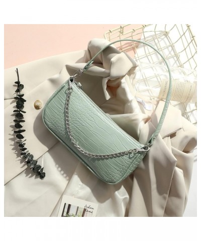 Small Purse for Women, Retro Classic Tote HandBag Shoulder Bags Clutch Purse Light Green $10.34 Shoulder Bags