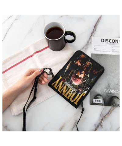 Johnny Depp Small Cell Cell Phone Purse Clutch Handbag For Womens Female $17.35 Crossbody Bags