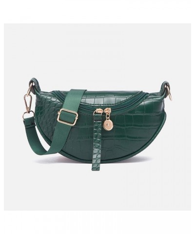 Women's Soft Faux Leather Tote Shoulder Bag Women's Fashion Saddle Messenger Crossbody Bag Handbag Single Shoulder Bags Green...