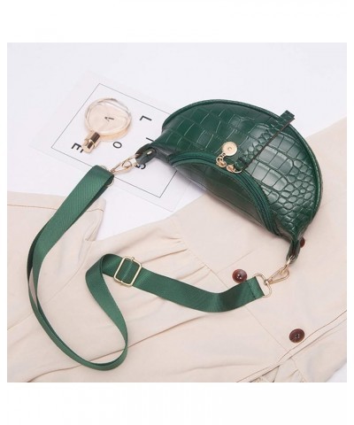 Women's Soft Faux Leather Tote Shoulder Bag Women's Fashion Saddle Messenger Crossbody Bag Handbag Single Shoulder Bags Green...