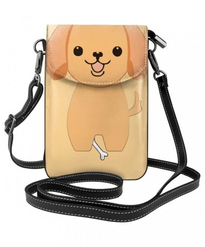 Women Small Cell Phone Purse Cartoon Cute Puppy Pattern : Multifunction,Soft, Durable,Convenient for Daily use and Travel, Bl...