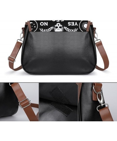 Women's Vintage Crossbody Bag Fashion Shoulder Bag Purse With Adjustable Strap Color904 $17.05 Totes