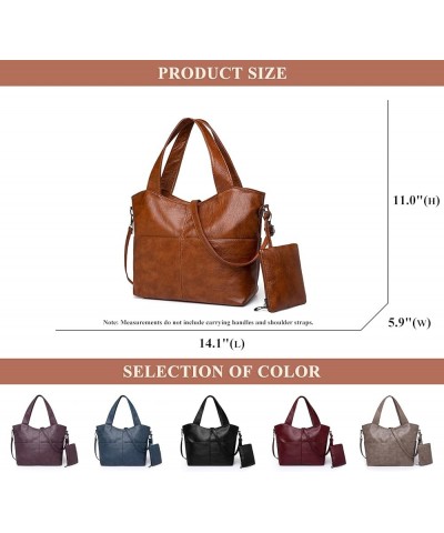 Waterproof Crossbody Bag for Women PU Leather Multi Pockets Shoulder Bag Lightweight Handbag Purse Travel Satchel Purple $32....