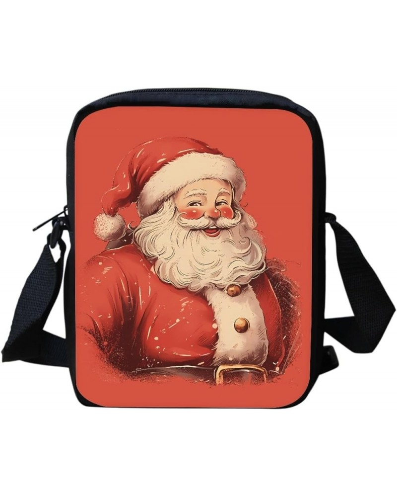 Shoulder Bag Handbag for Women Men,Fashion Cross Body Bag Santa Claus $10.25 Crossbody Bags