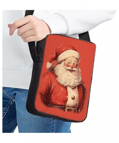 Shoulder Bag Handbag for Women Men,Fashion Cross Body Bag Santa Claus $10.25 Crossbody Bags