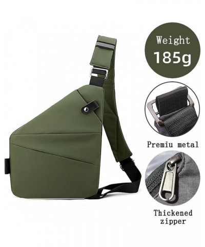 Travel Purse Crossbody,Anti Theft Bags for Women and Men Fashion Digital Shoulder Bag Men Multi-functional Backpack Right Gre...