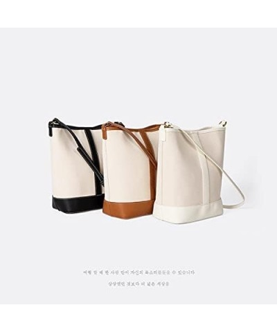 Women Bag Handbag Shoulder Bag Art Things Canvas Bag Beige $21.41 Shoulder Bags