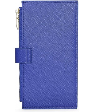 Womens Walllet RFID Blocking Bifold Credit Card Holder with 2 Zipper Pockets Yellow A12-Royal Blue $10.44 Wallets