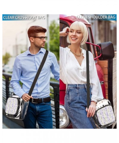 OKCELL-Clear Crossbody Bags for Women-See Through PVC Messenger Handbag for Concert Sports Events & Amusement Park One Size M...