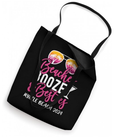 Girls Trip Myrtle Beach 2024 Beaches Booze and Besties Tote Bag $13.00 Totes