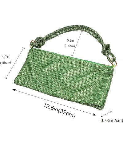 Women Luxury Tassel Evening Clutch Bag Rhinestones Wedding Purse Handbag 16-green $10.12 Evening Bags