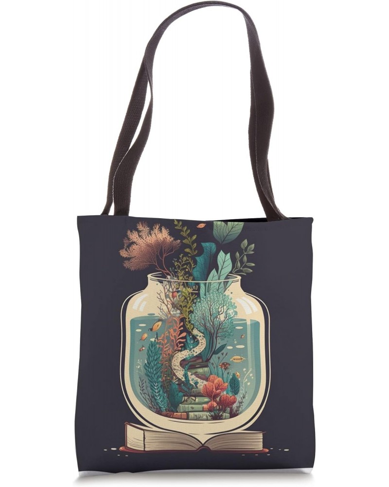 book adventure lover reading library cute read Tote Bag $9.24 Totes