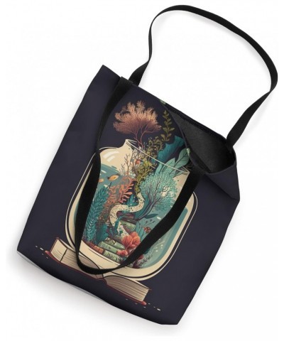 book adventure lover reading library cute read Tote Bag $9.24 Totes