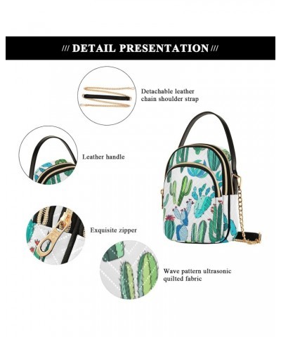 Cell Phone Purse Cactus Light Summer Crossbody Handbag Durable Shoulder Bag Sturdy Travel Pouch Compact Chic Bag for Women Da...