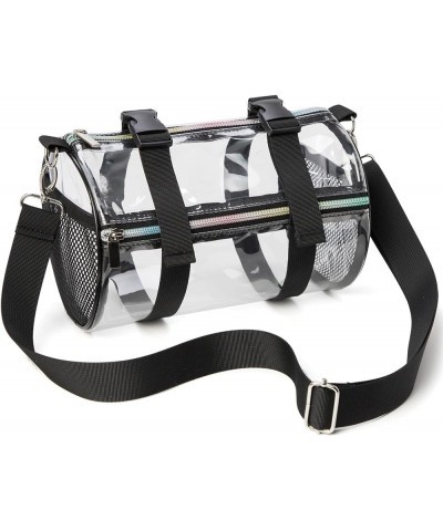 Clear Crossbody Purse Bag - Stadium Approved Concerts Bag Bucket Clear Bag - 12×12×6 Inches $7.50 Crossbody Bags