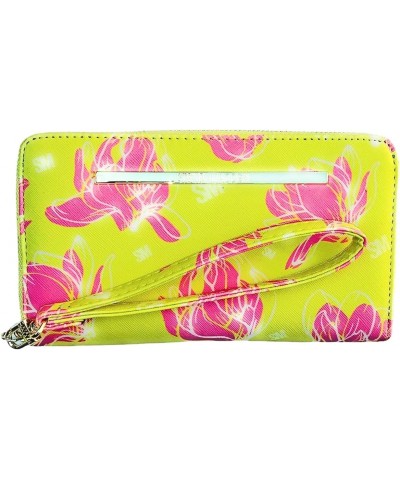 Steve Madden Bzip-Flo lime Print Z/A wristlet wallet $25.80 Wristlets