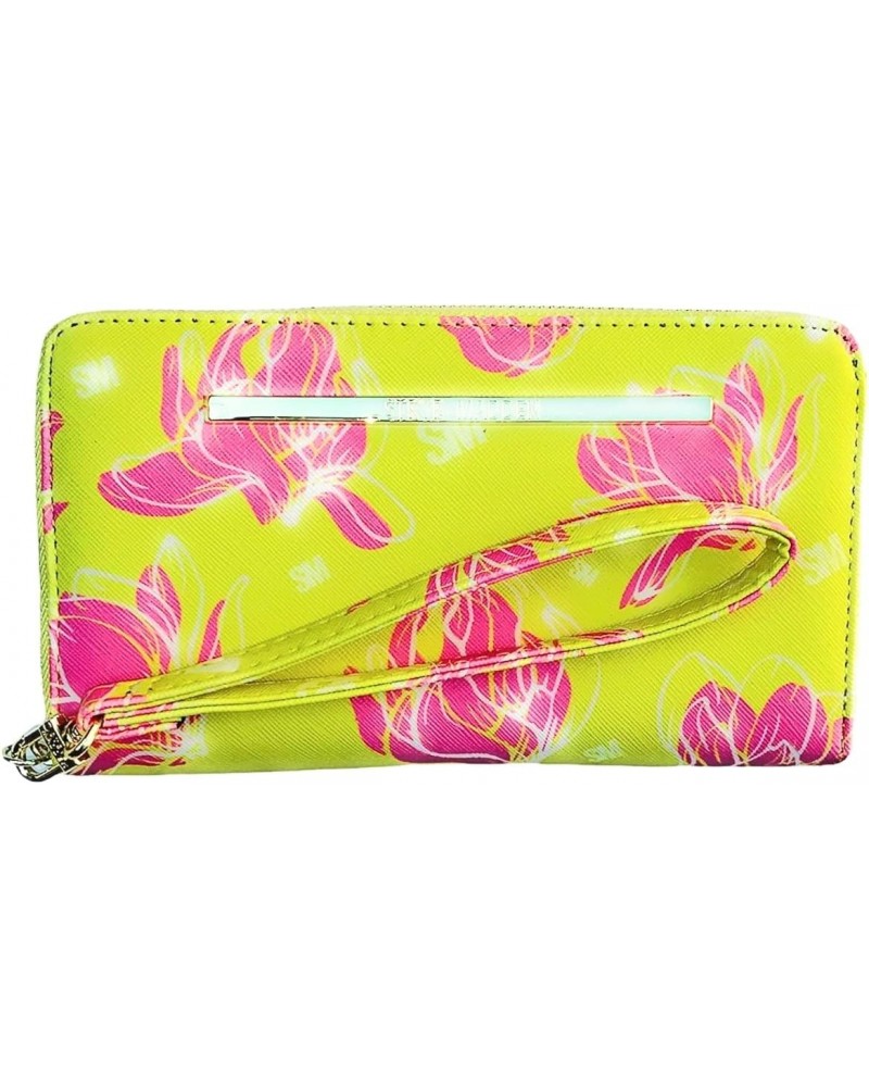 Steve Madden Bzip-Flo lime Print Z/A wristlet wallet $25.80 Wristlets