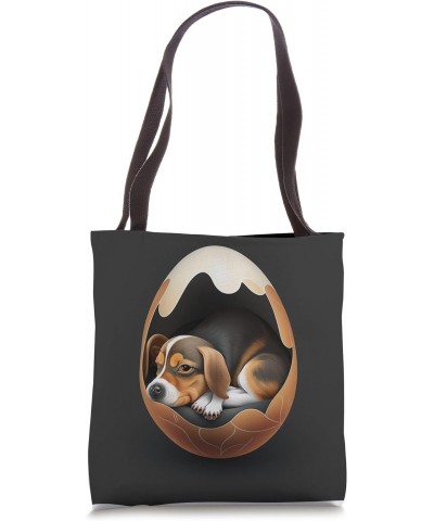 Funny dog in the egg Design dog owner Humor Sarcastic puppie Tote Bag $12.62 Totes