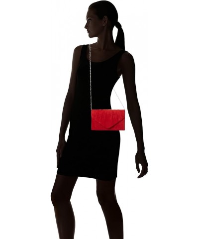 Iggy Suede Velvet Envelope Party Prom Clutch Bag Red (Red) $13.93 Clutches