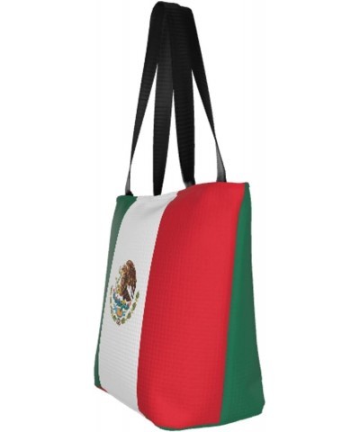 Mexico Tote Bags Support Mexico Flag Large Shoulder Bag Mexican Outdoor Decor $12.50 Totes