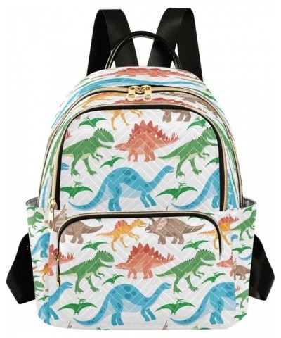 Cute Dinosaur Women Backpack Purse Ladies Fashion Shoulder Bag Daypack Travel Bag 7.5L Medium $12.40 Backpacks