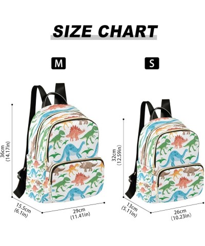 Cute Dinosaur Women Backpack Purse Ladies Fashion Shoulder Bag Daypack Travel Bag 7.5L Medium $12.40 Backpacks