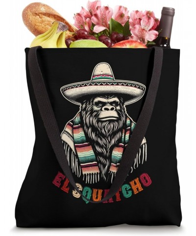 El Squatcho Funny Bigfoot Sasquatch Mexican Sombrero Gifts Tote Bag $9.66 Totes