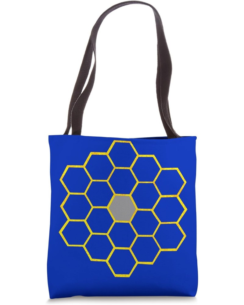 James WEBB Space Telescope Mirrors Honeycomb Pattern JWST Tote Bag $14.88 Totes